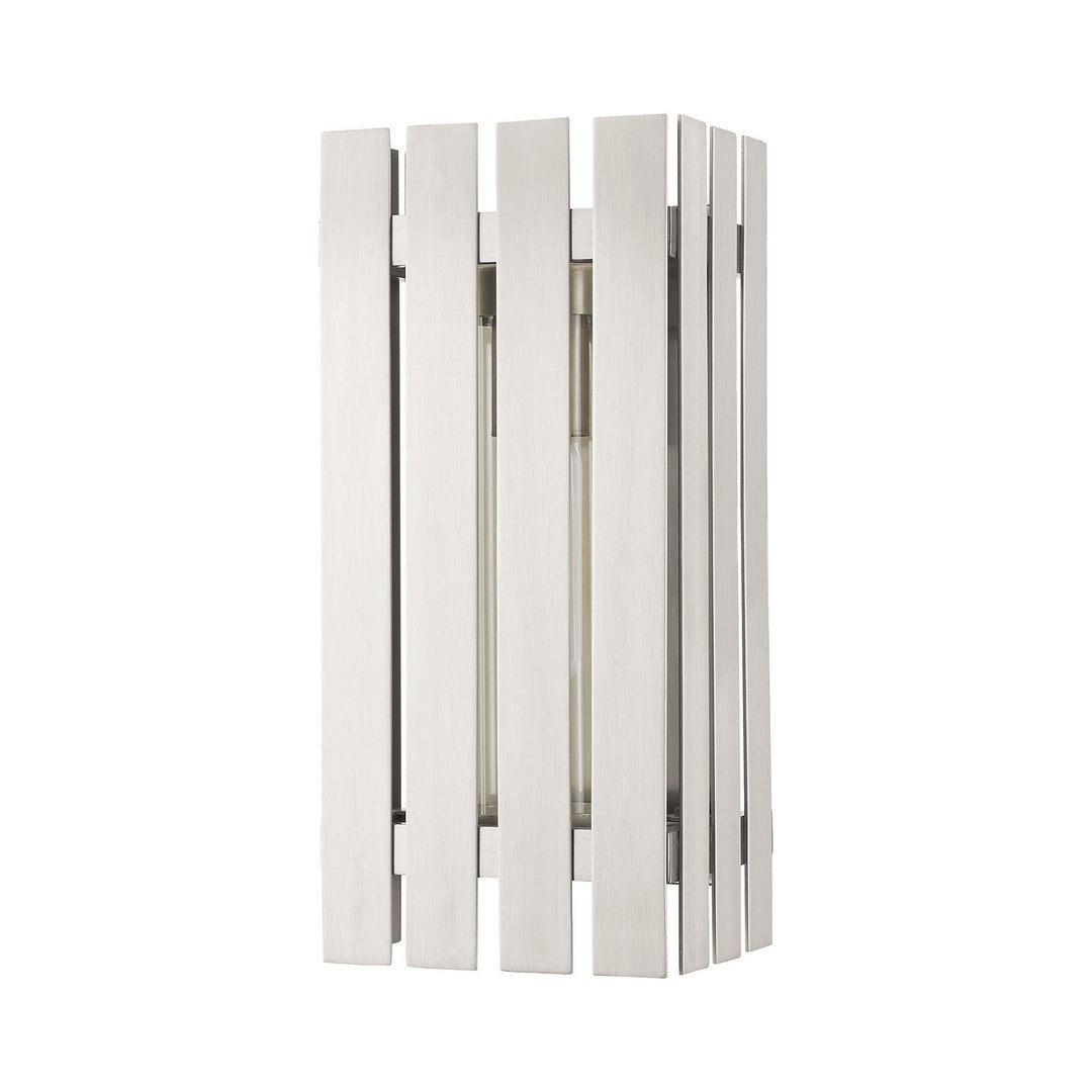 Livex Lighting 20752-91  Greenwich Outdoor Brushed Nickel