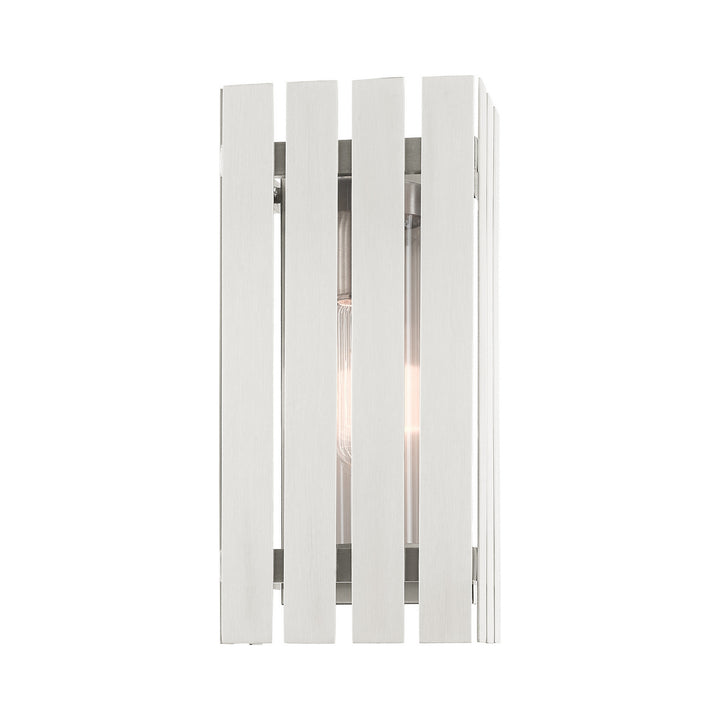 Livex Lighting 20752-91  Greenwich Outdoor Brushed Nickel