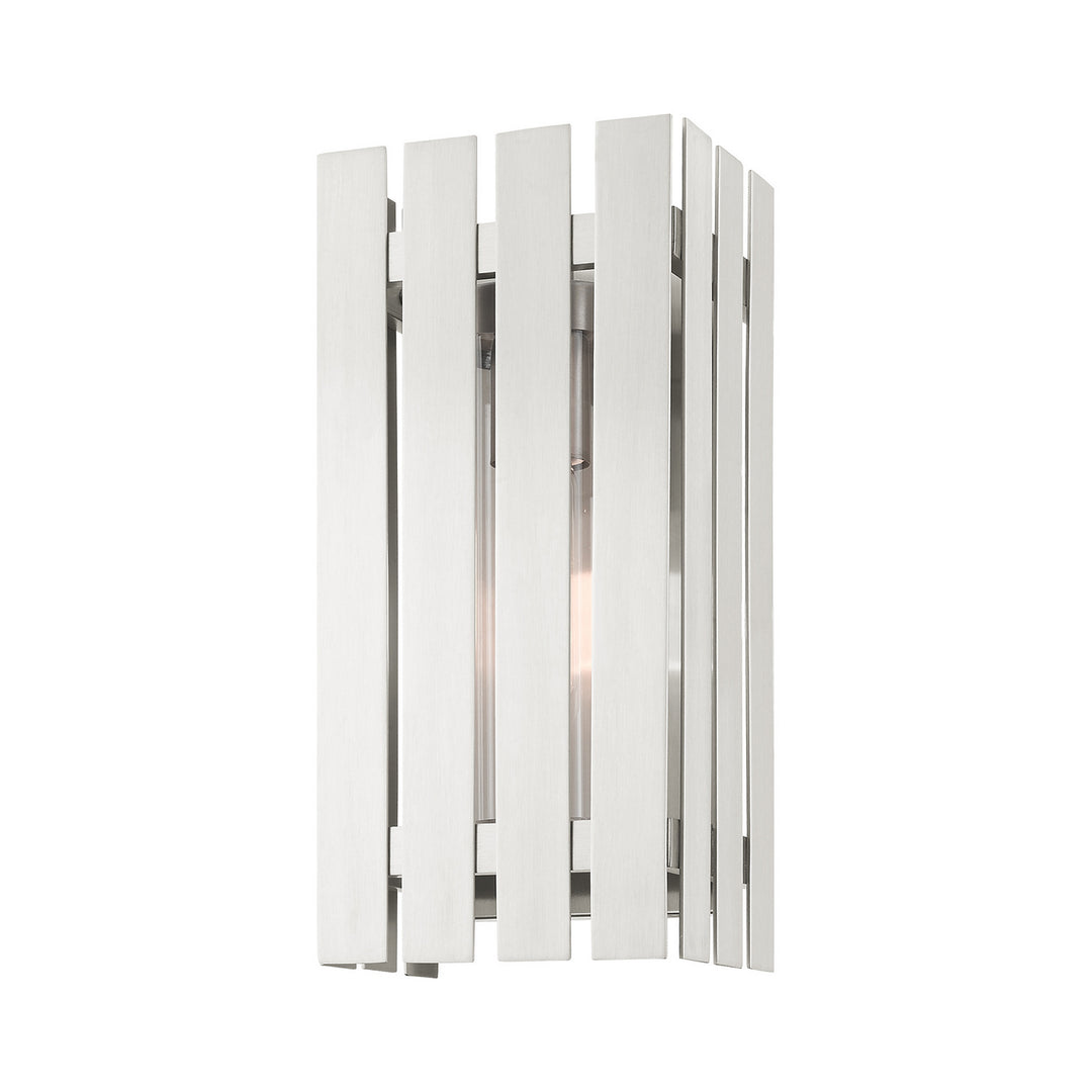 Livex Lighting 20752-91  Greenwich Outdoor Brushed Nickel
