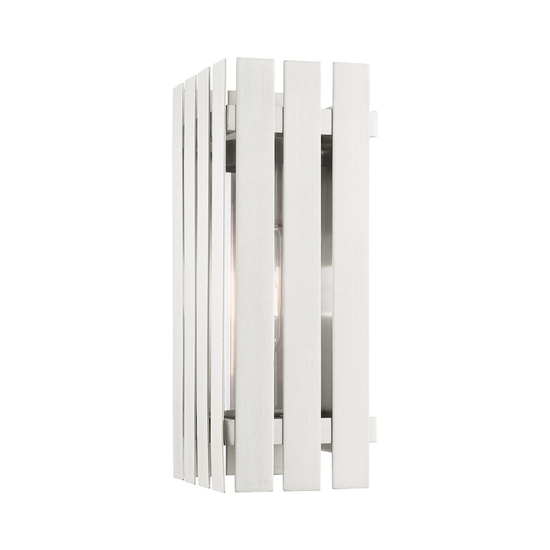 Livex Lighting 20752-91  Greenwich Outdoor Brushed Nickel