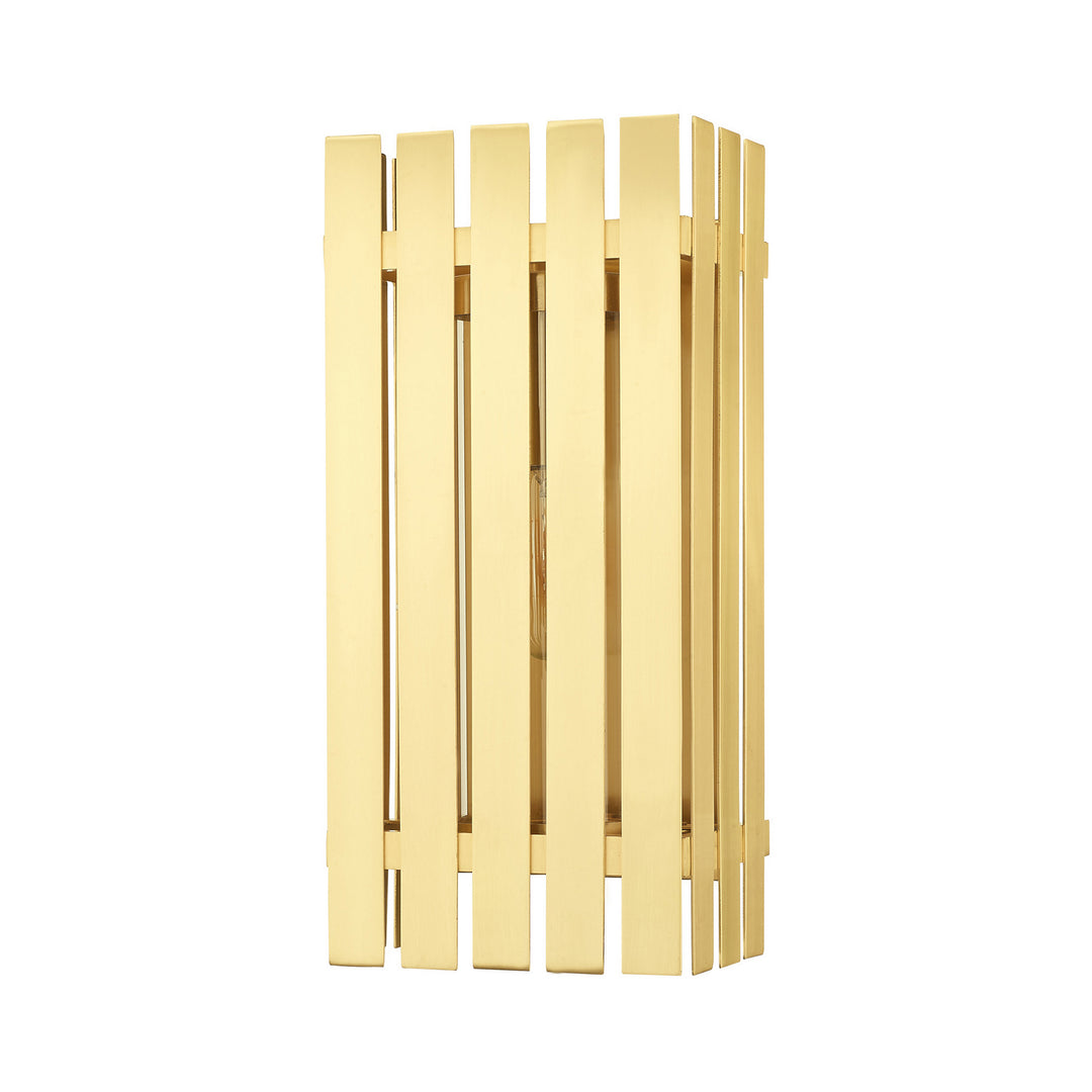 Livex Greenwich 20753-12 Wall Sconce Light - Satin Brass