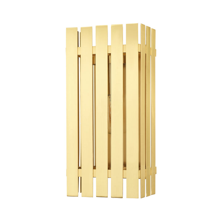 Livex Greenwich 20753-12 Wall Sconce Light - Satin Brass