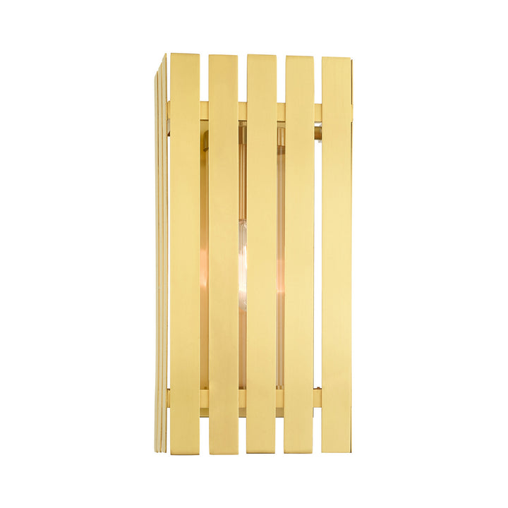 Livex Greenwich 20753-12 Wall Sconce Light - Satin Brass