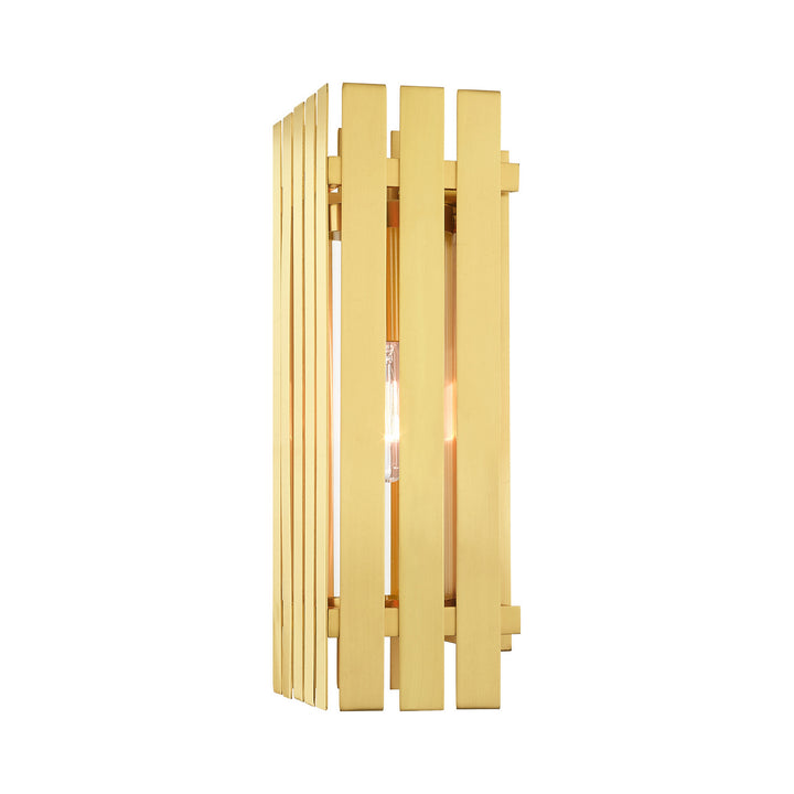 Livex Greenwich 20753-12 Wall Sconce Light - Satin Brass