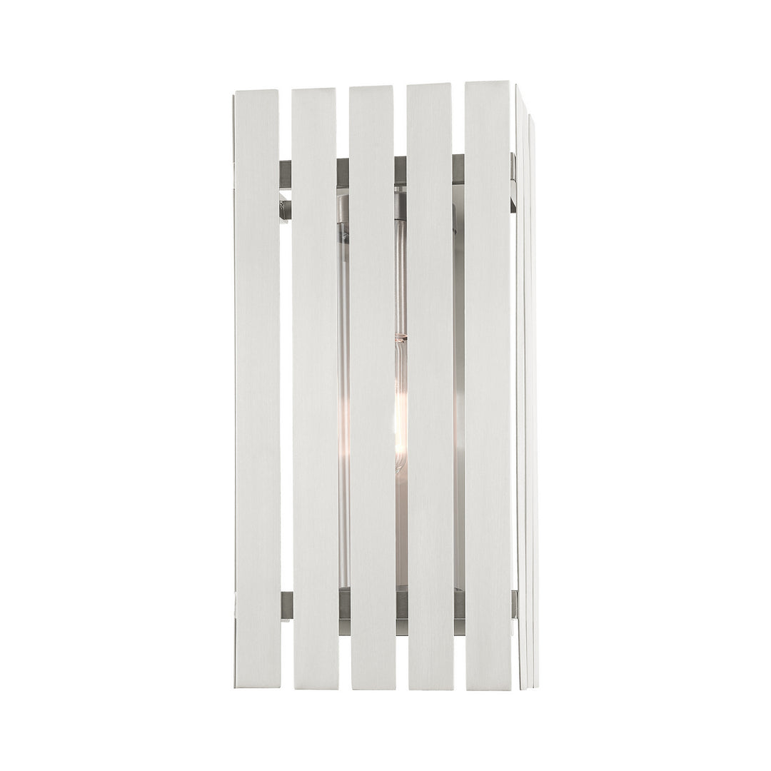Livex Greenwich 20753-91 Wall Sconce Light - Brushed Nickel