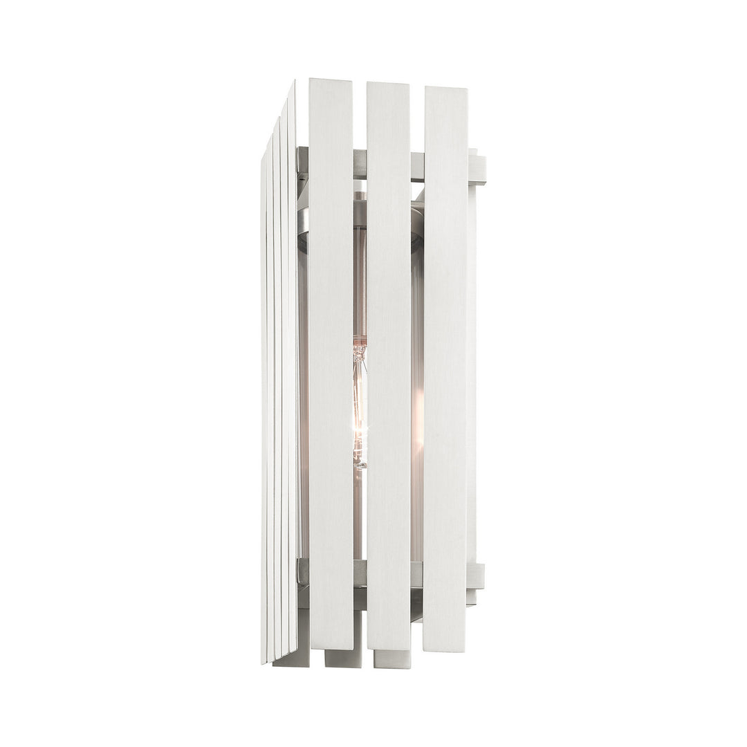 Livex Greenwich 20753-91 Wall Sconce Light - Brushed Nickel