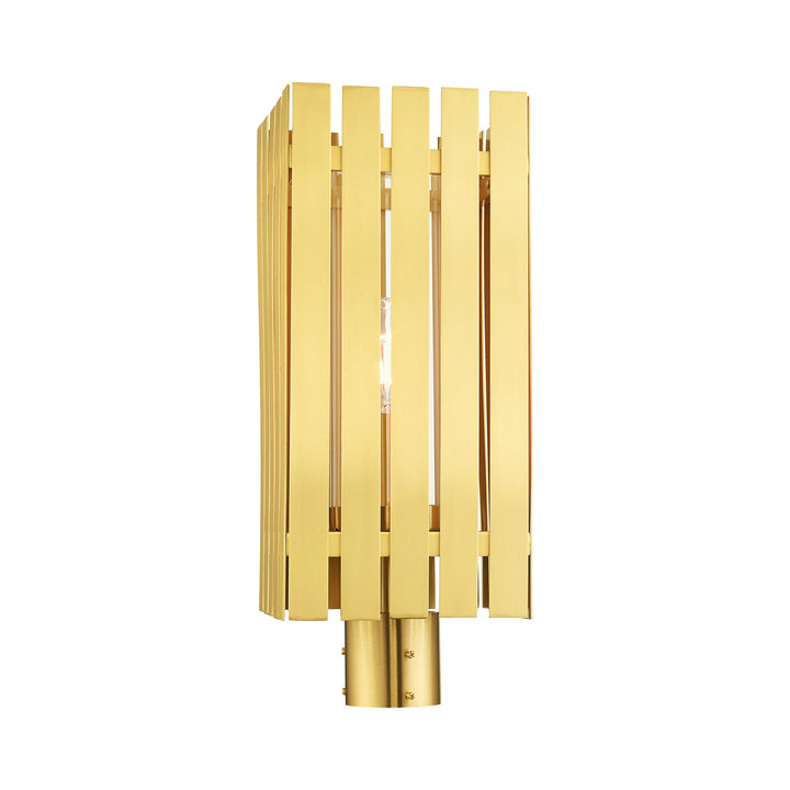 Livex Lighting 20756-12  Greenwich Outdoor Satin Brass