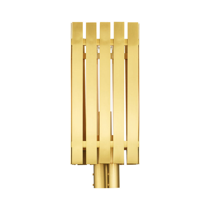 Livex Lighting 20756-12  Greenwich Outdoor Satin Brass