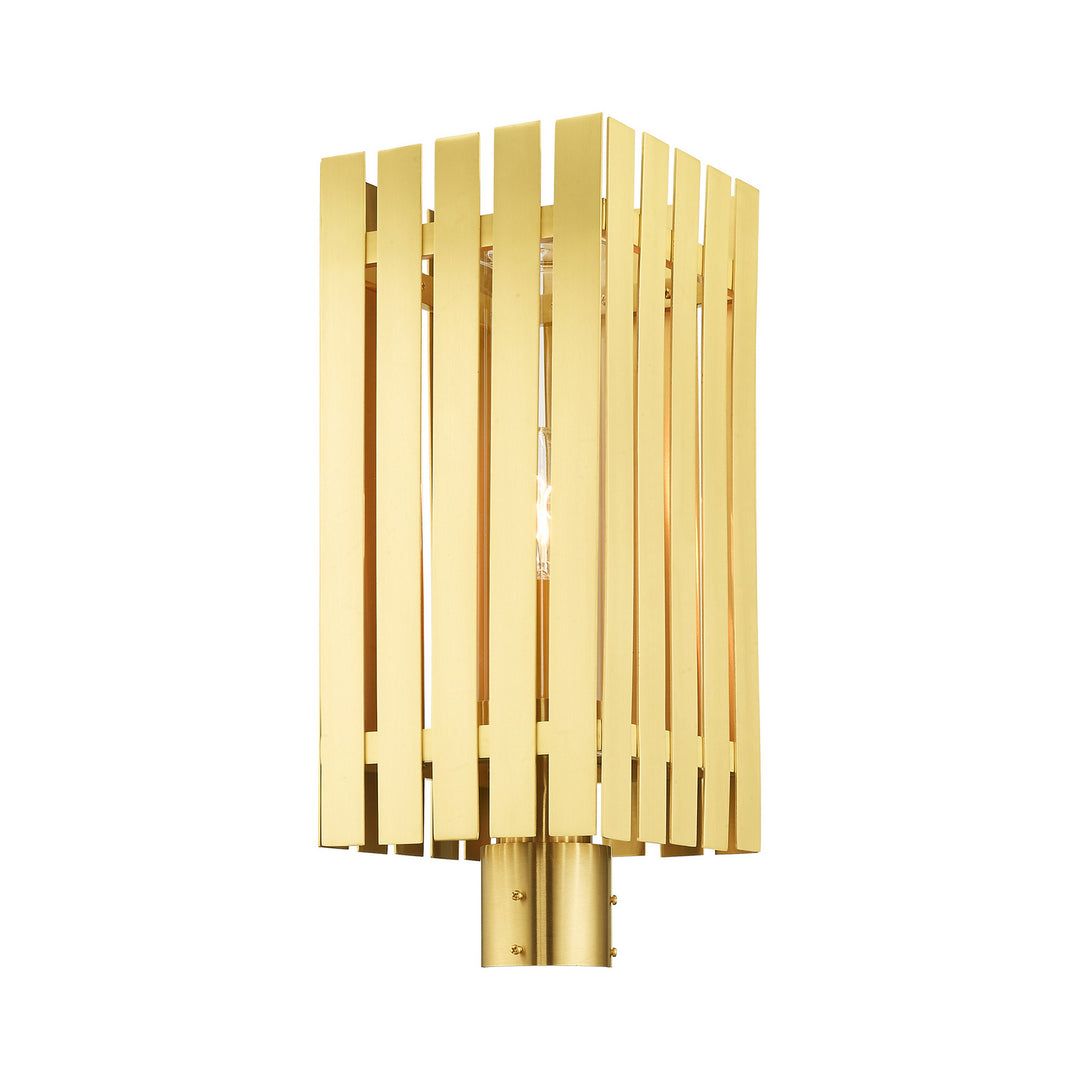 Livex Lighting 20756-12  Greenwich Outdoor Satin Brass