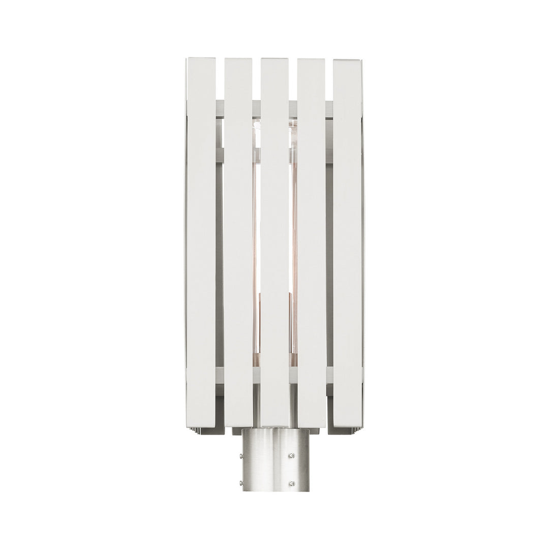 Livex Lighting 20756-91  Greenwich Outdoor Brushed Nickel