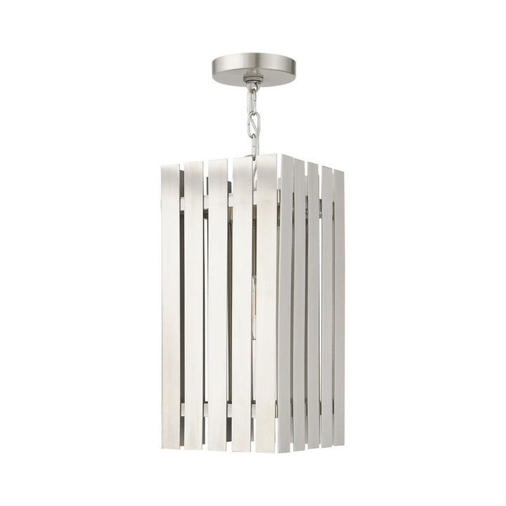 Livex Lighting 20757-91  Greenwich Outdoor Brushed Nickel