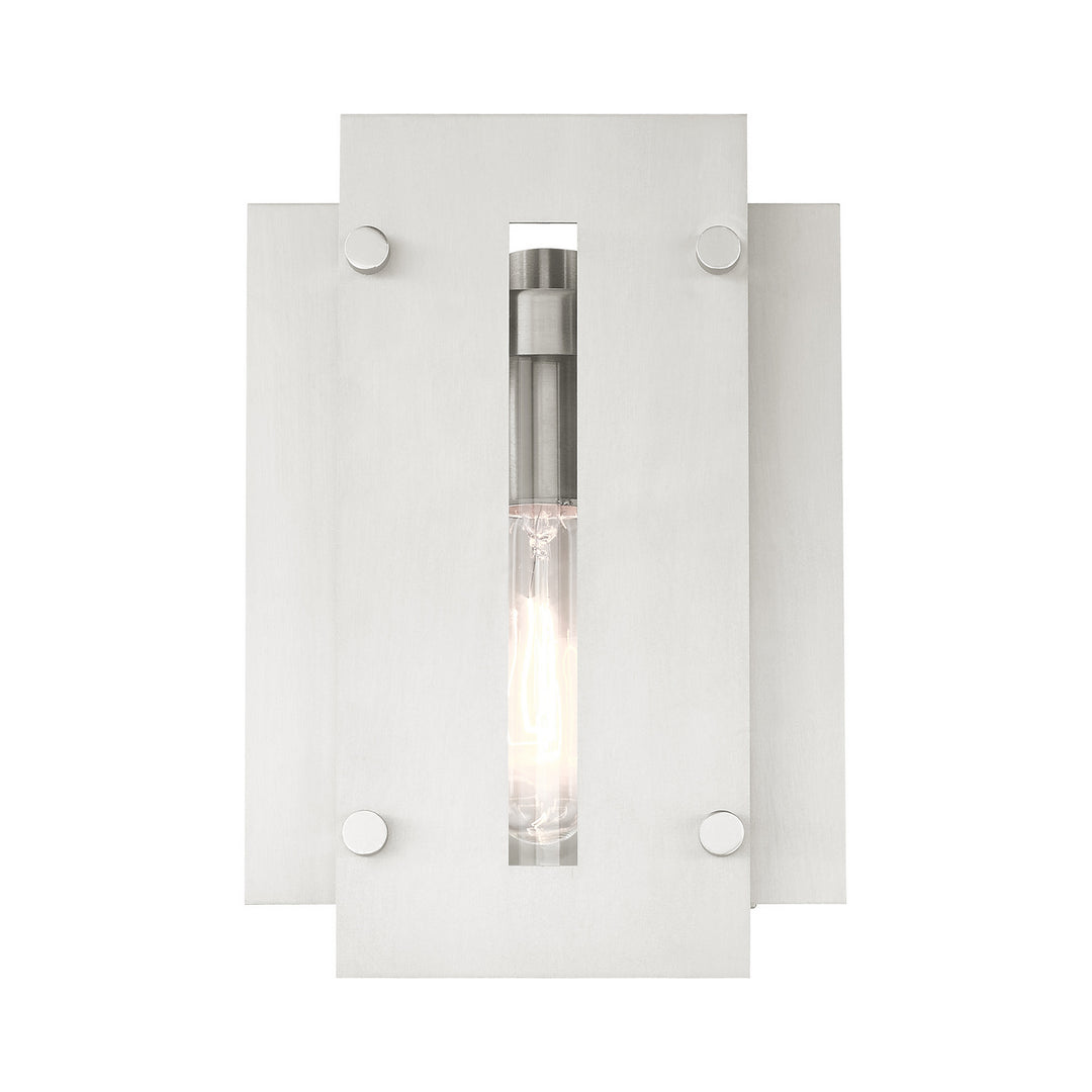 Livex Lighting 21771-91 Modern Utrecht Outdoor Brushed Nickel