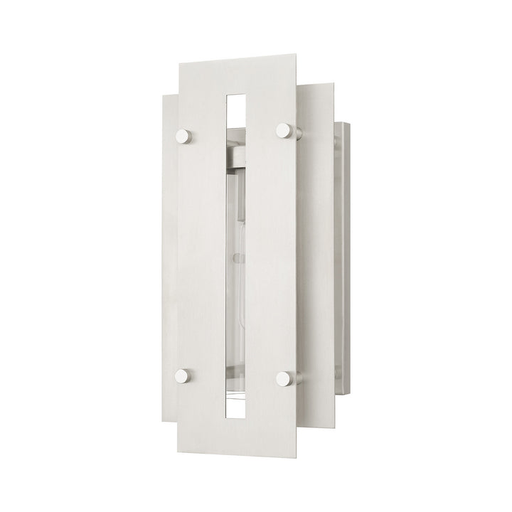 Livex Lighting 21772-91 Modern Utrecht Outdoor Brushed Nickels