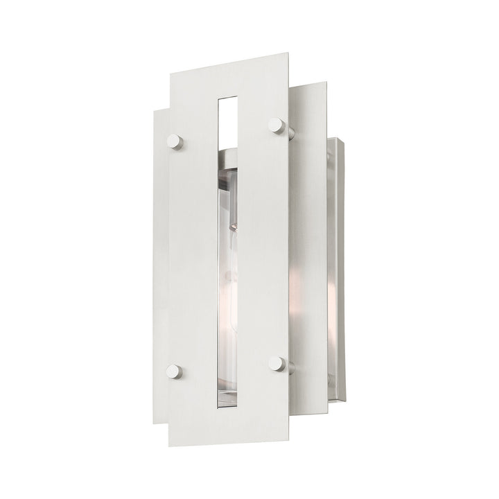 Livex Lighting 21772-91 Modern Utrecht Outdoor Brushed Nickels
