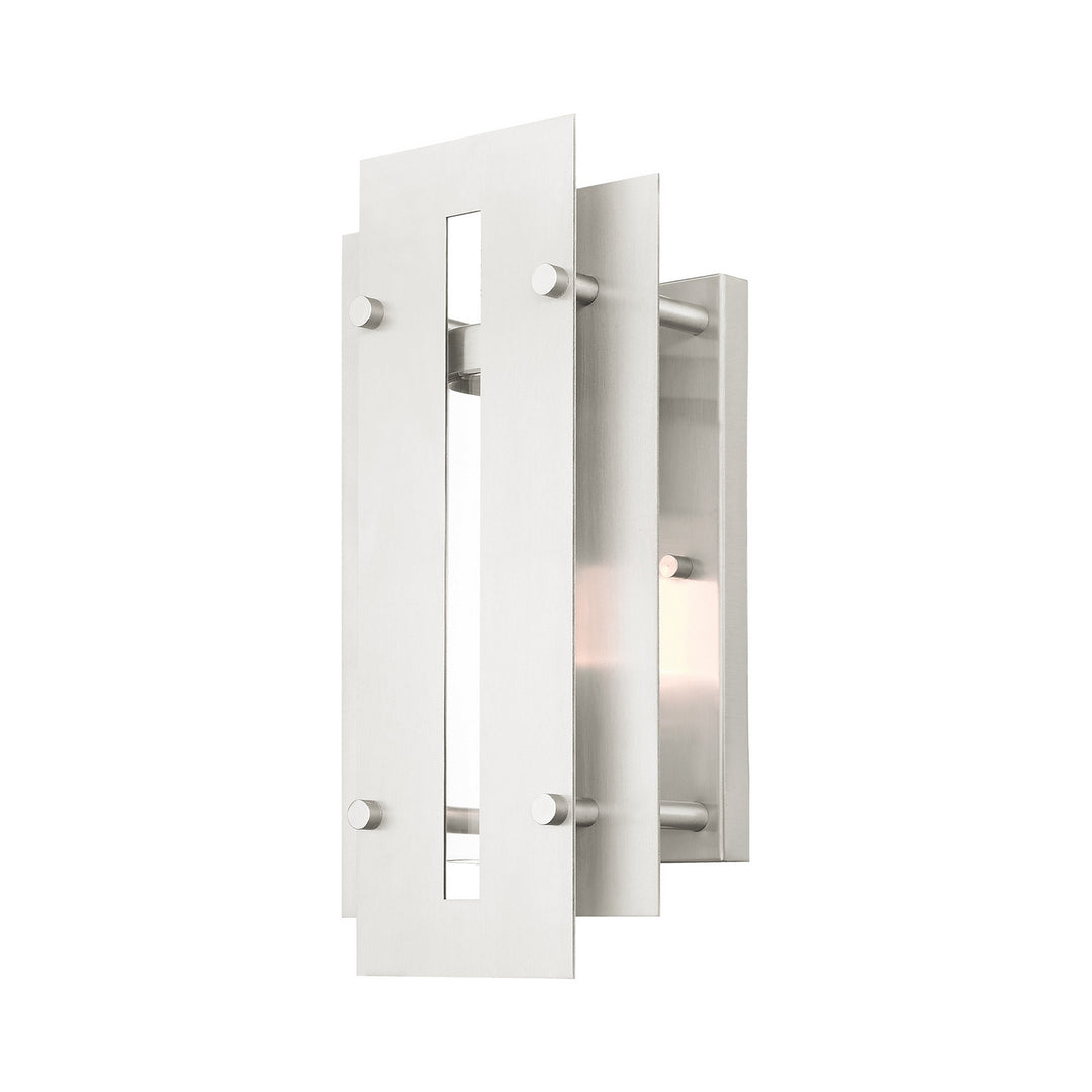 Livex Lighting 21772-91 Modern Utrecht Outdoor Brushed Nickels