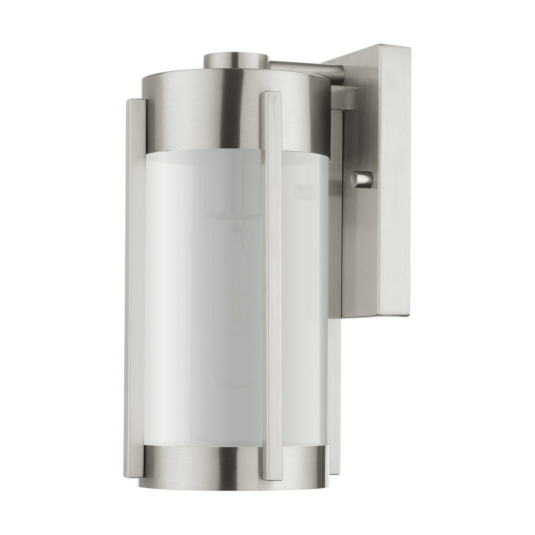 Livex Lighting 22380-91  Sheridan Outdoor Brushed Nickel