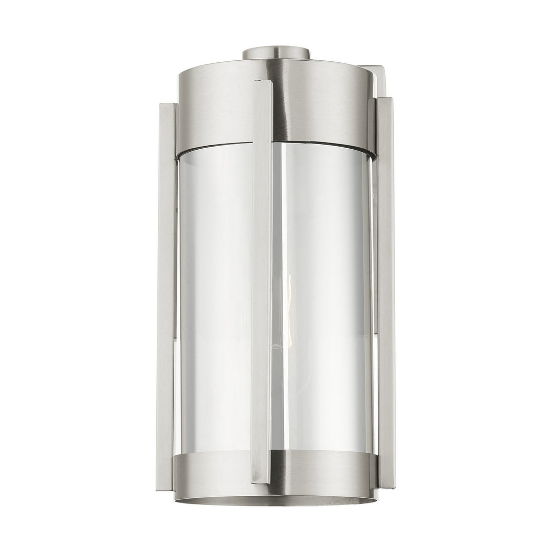 Livex Lighting 22380-91  Sheridan Outdoor Brushed Nickel