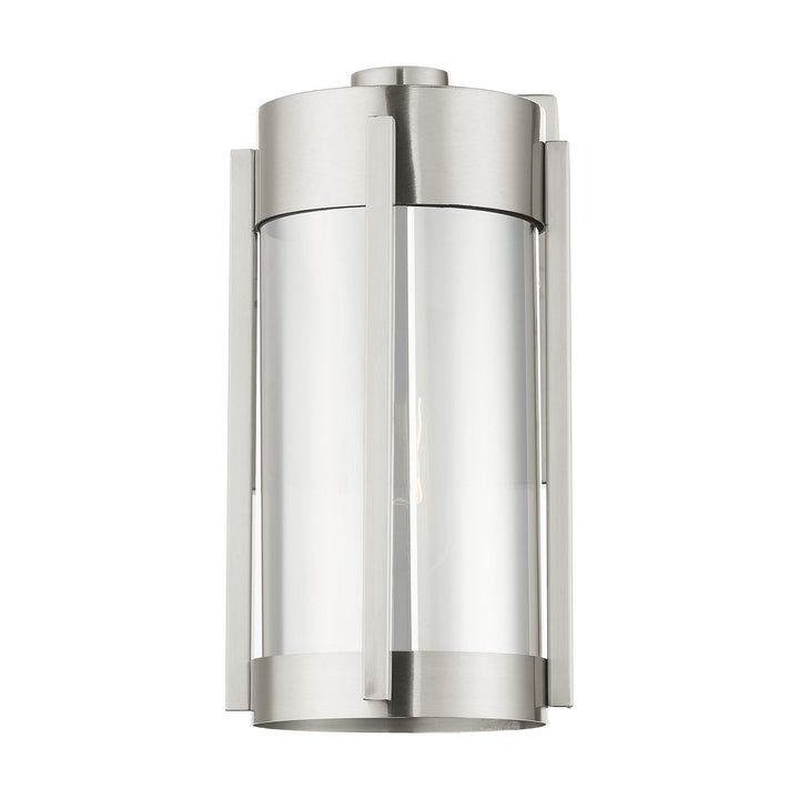 Livex Lighting 22380-91  Sheridan Outdoor Brushed Nickel