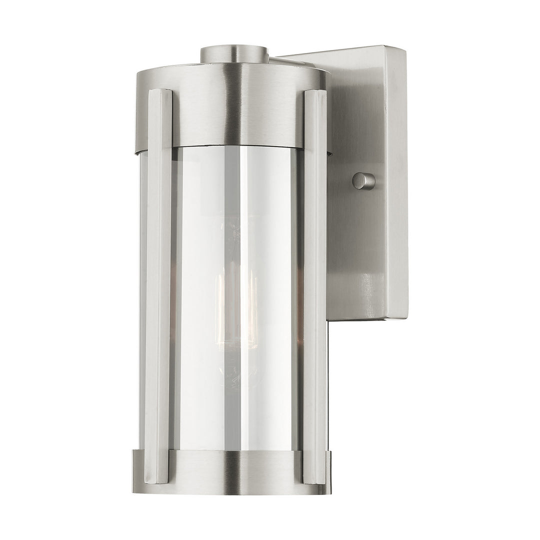 Livex Lighting 22380-91  Sheridan Outdoor Brushed Nickel