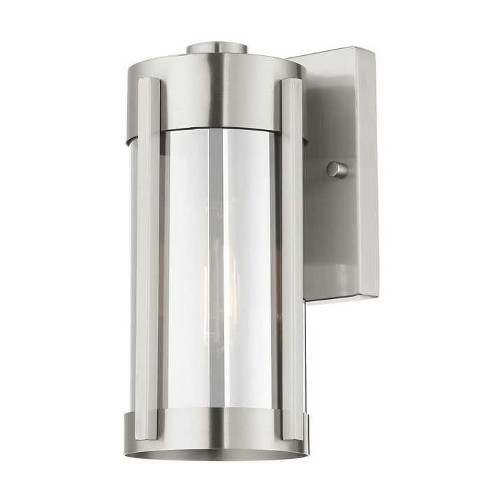 Livex Lighting 22380-91  Sheridan Outdoor Brushed Nickel