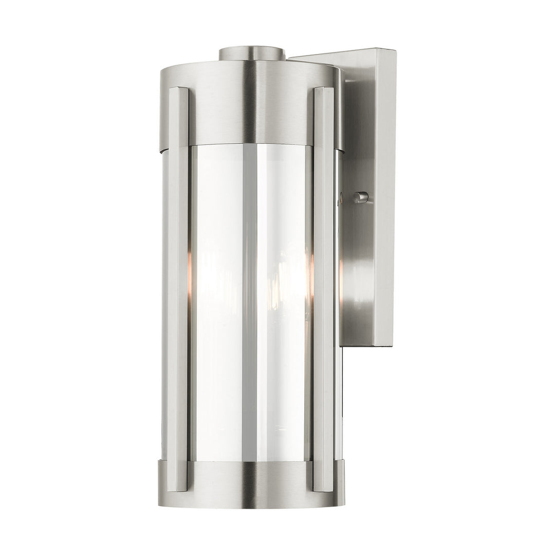 Livex Lighting 22382-91 Modern Sheridan Outdoor Brushed Nickel