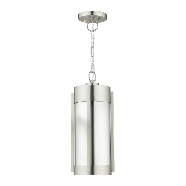 Livex Lighting 22385-91 Modern Sheridan Outdoor Brushed Nickel