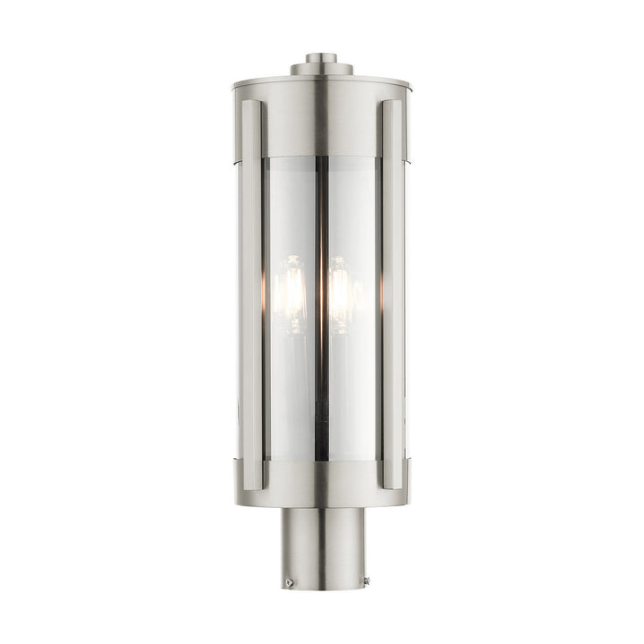 Livex Lighting 22386-91 Modern Sheridan Outdoor Brushed Nickel