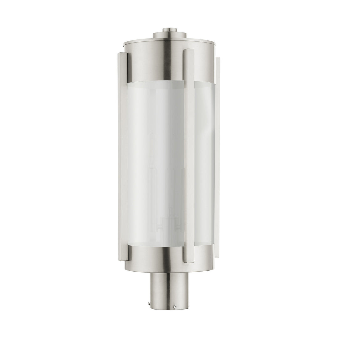 Livex Lighting 22387-91 Modern Sheridan Outdoor Brushed Nickel