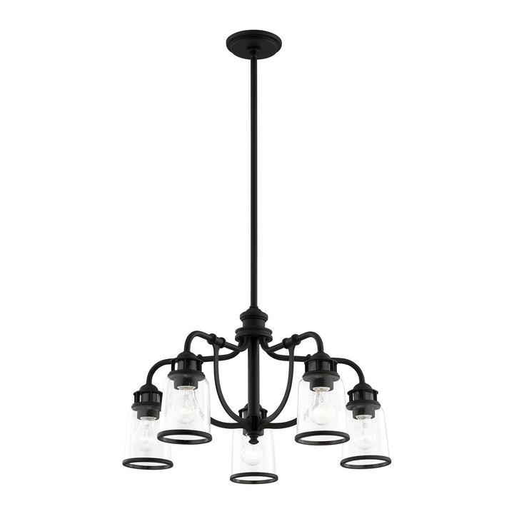 Livex Lawrenceville 40025-04 Chandelier Light - Black