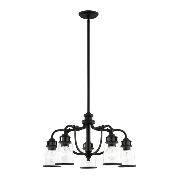 Livex Lawrenceville 40025-04 Chandelier Light - Black