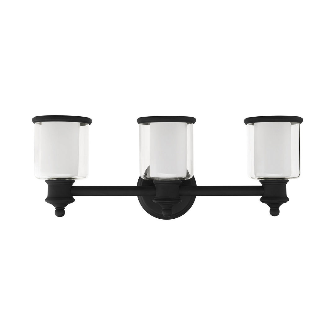 Livex Middlebush 40213-04 Bath Vanity Light 24 in. wide - Black