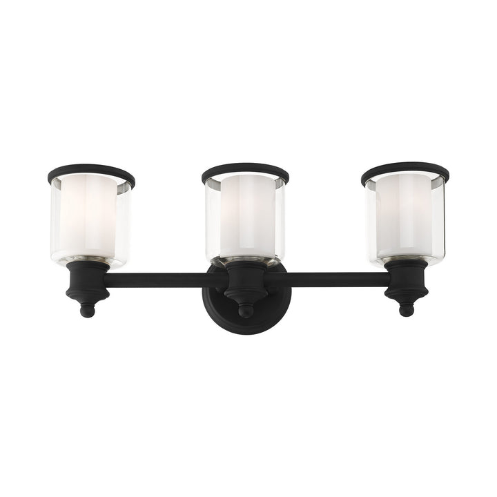 Livex Middlebush 40213-04 Bath Vanity Light 24 in. wide - Black