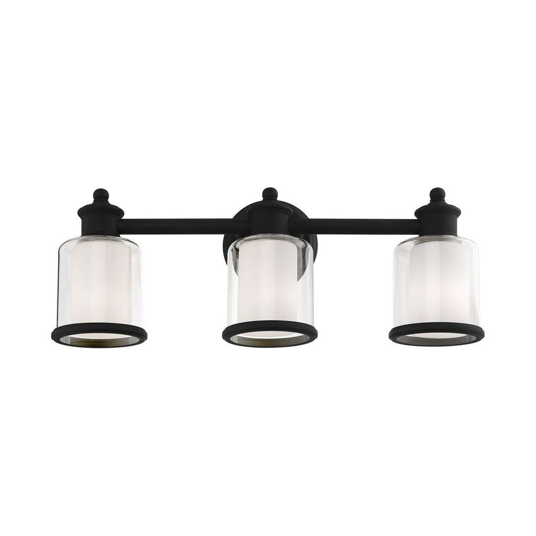 Livex Middlebush 40213-04 Bath Vanity Light 24 in. wide - Black