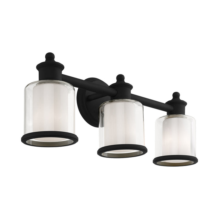 Livex Middlebush 40213-04 Bath Vanity Light 24 in. wide - Black