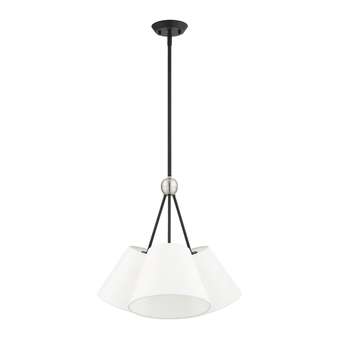 Livex Prato 40563-04 Chandelier Light - Black