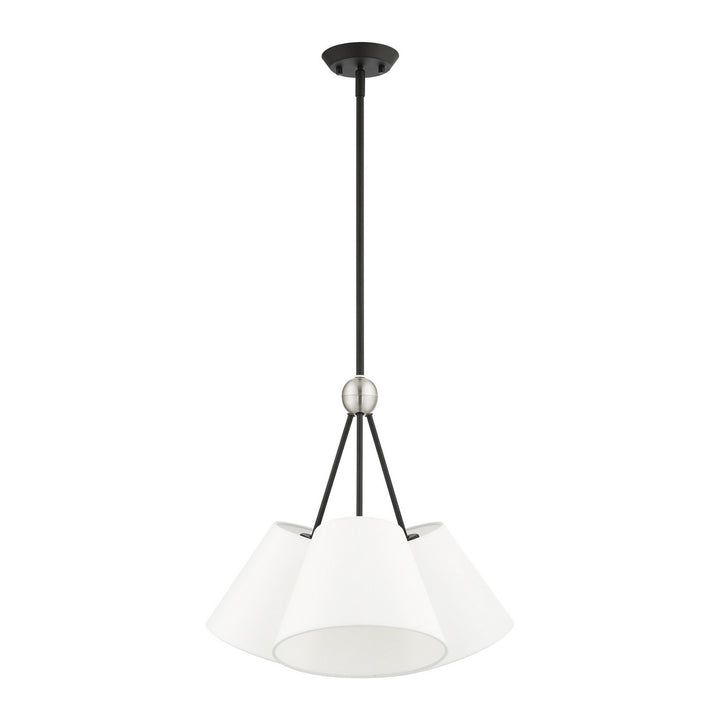 Livex Prato 40563-04 Chandelier Light - Black