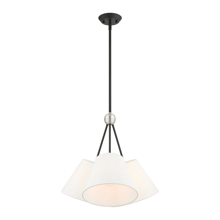 Livex Prato 40563-04 Chandelier Light - Black