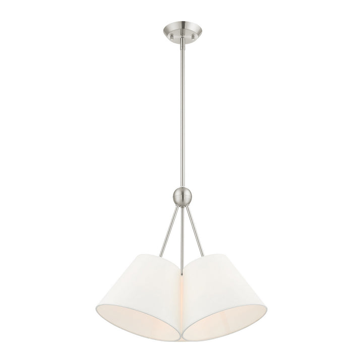 Livex Prato 40563-91 Chandelier Light - Brushed Nickel