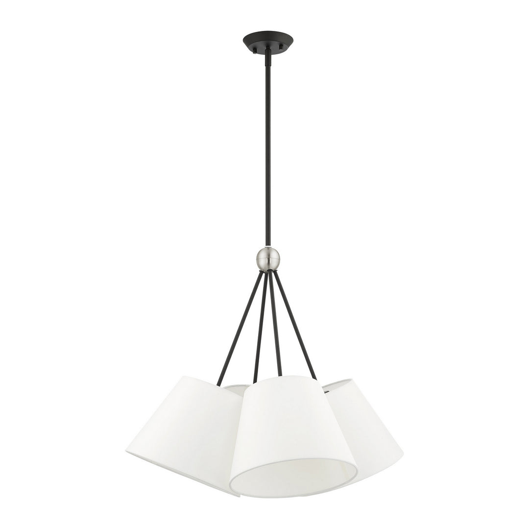 Livex Prato 40564-04 Chandelier Light - Black