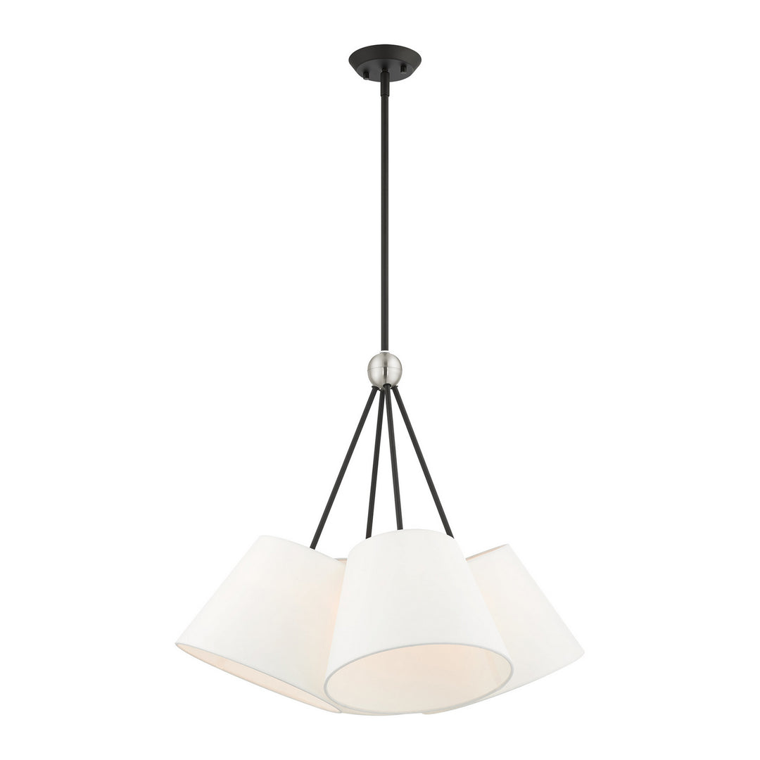 Livex Prato 40564-04 Chandelier Light - Black