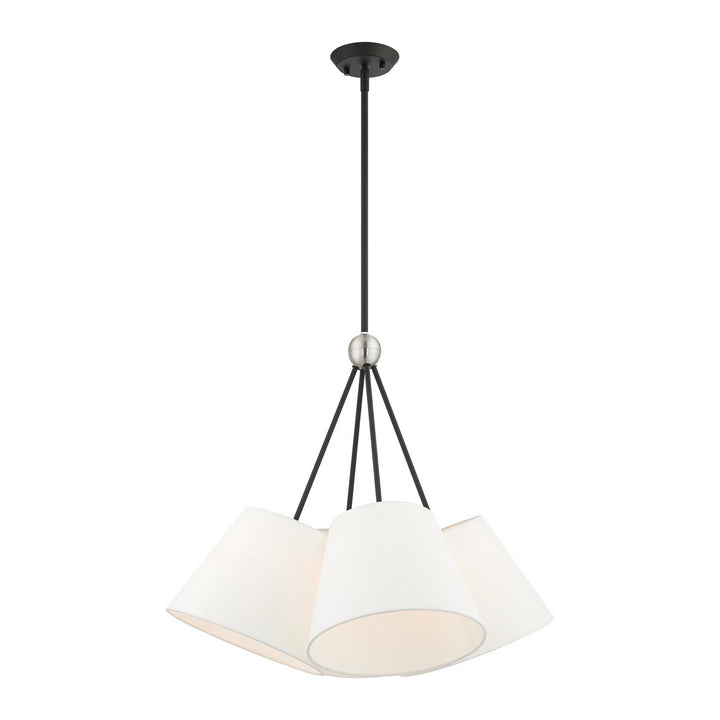 Livex Prato 40564-04 Chandelier Light - Black