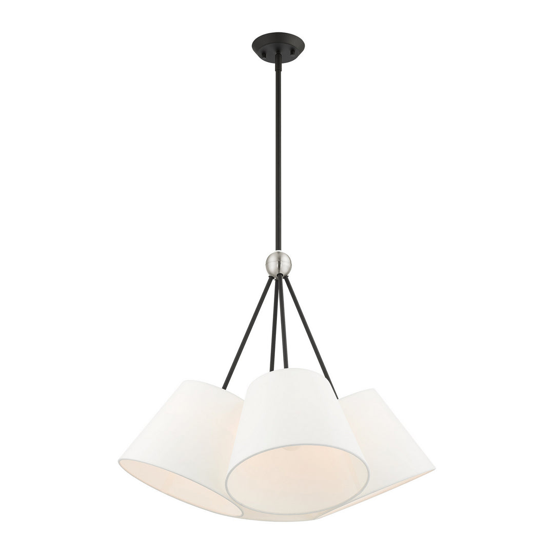 Livex Prato 40564-04 Chandelier Light - Black