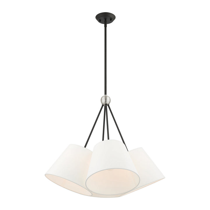 Livex Prato 40564-04 Chandelier Light - Black