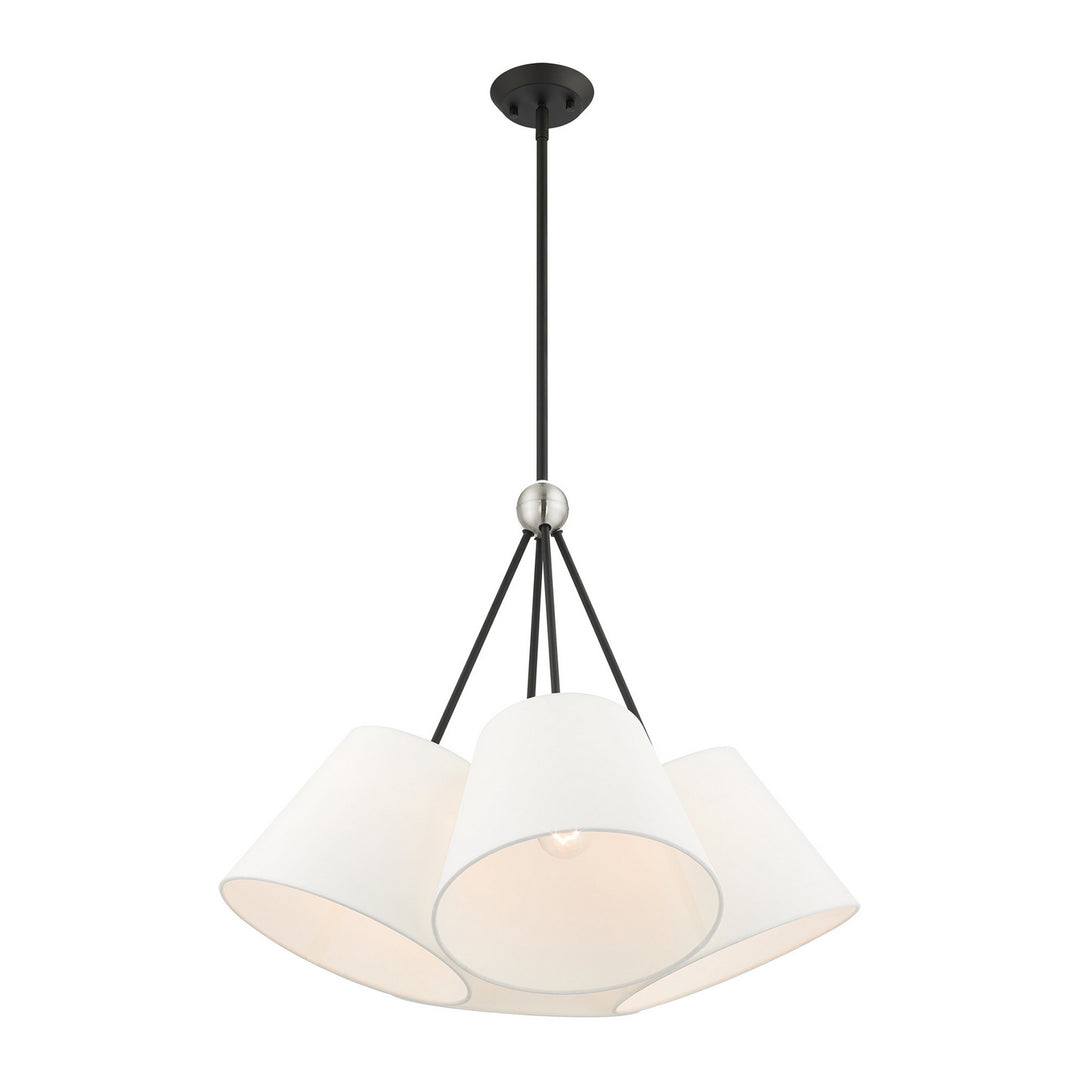 Livex Prato 40564-04 Chandelier Light - Black