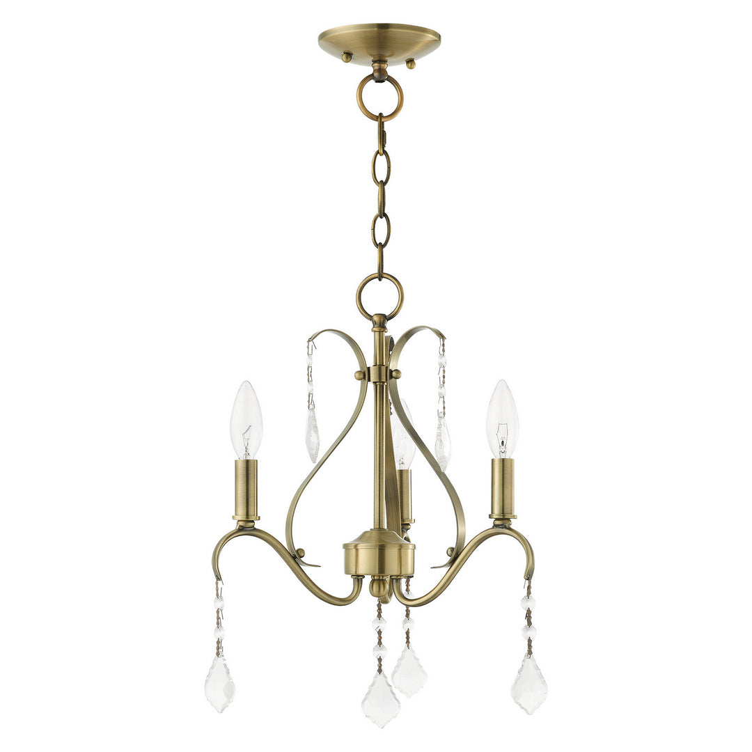 Livex Caterina 40843-01 Chandelier Light - Antique Brass