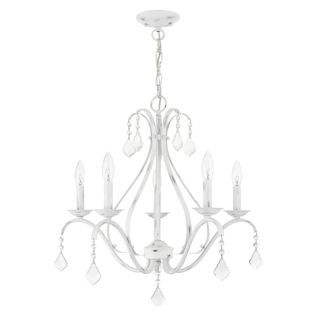 Livex Caterina 40845-60 Chandelier Light - Antique White