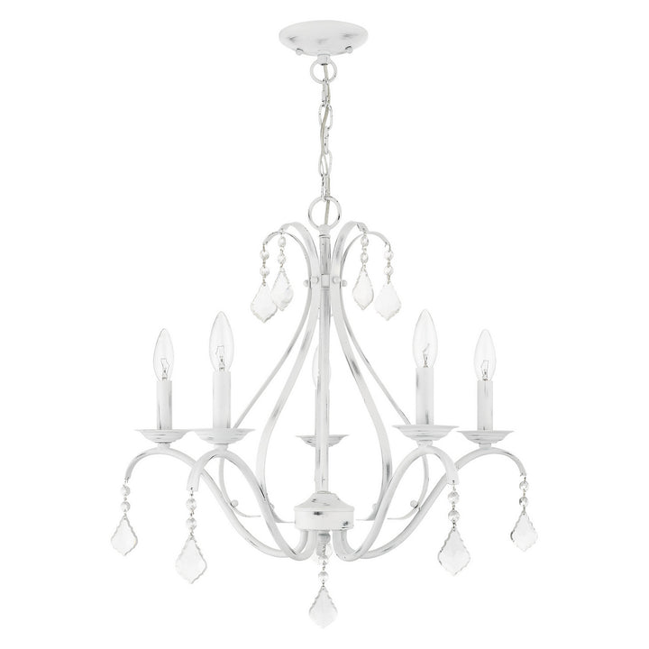 Livex Caterina 40845-60 Chandelier Light - Antique White