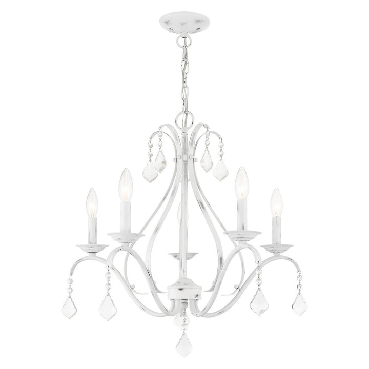 Livex Caterina 40845-60 Chandelier Light - Antique White