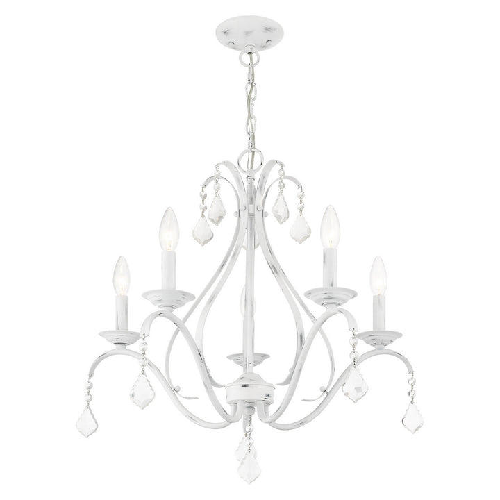 Livex Caterina 40845-60 Chandelier Light - Antique White