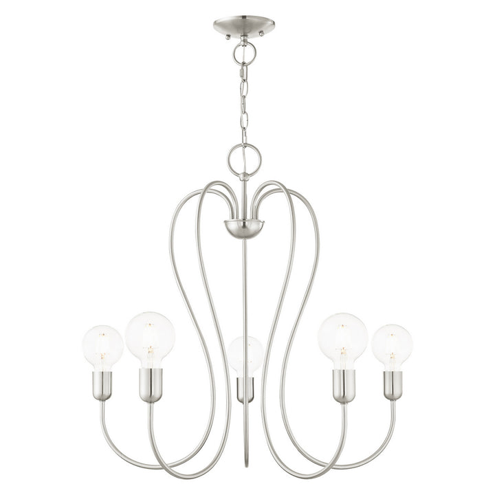 Livex Lucerne 41365-91 Chandelier Light - Brushed Nickel
